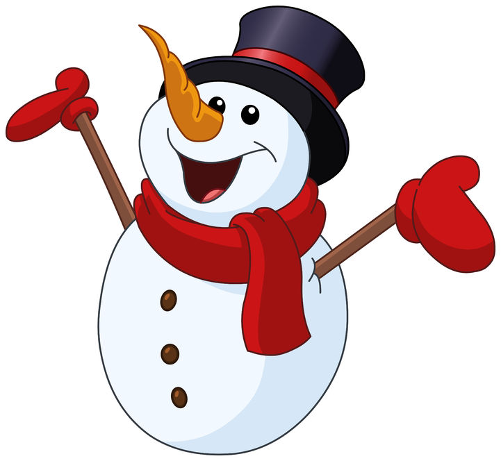 Graphic of Happy Snow Man